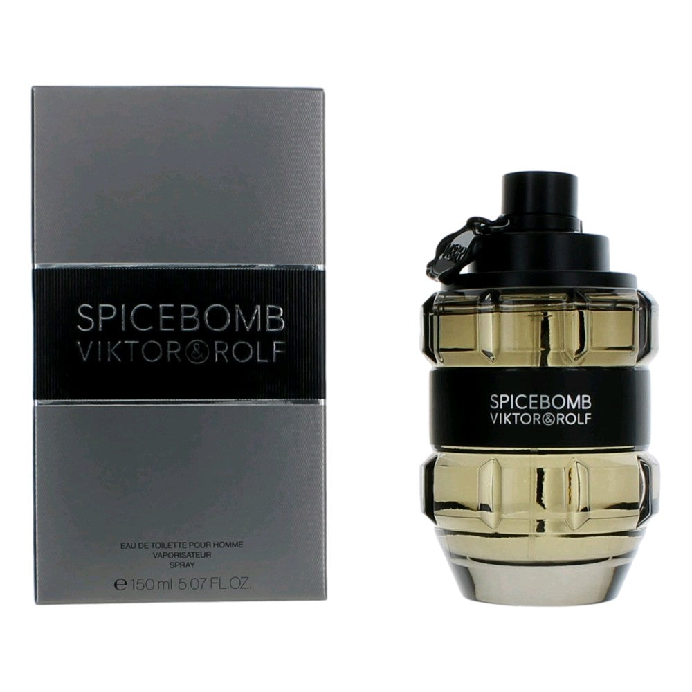 Bottle of Spicebomb by Viktor & Rolf, 5 oz Eau De Toilette Spray for Men